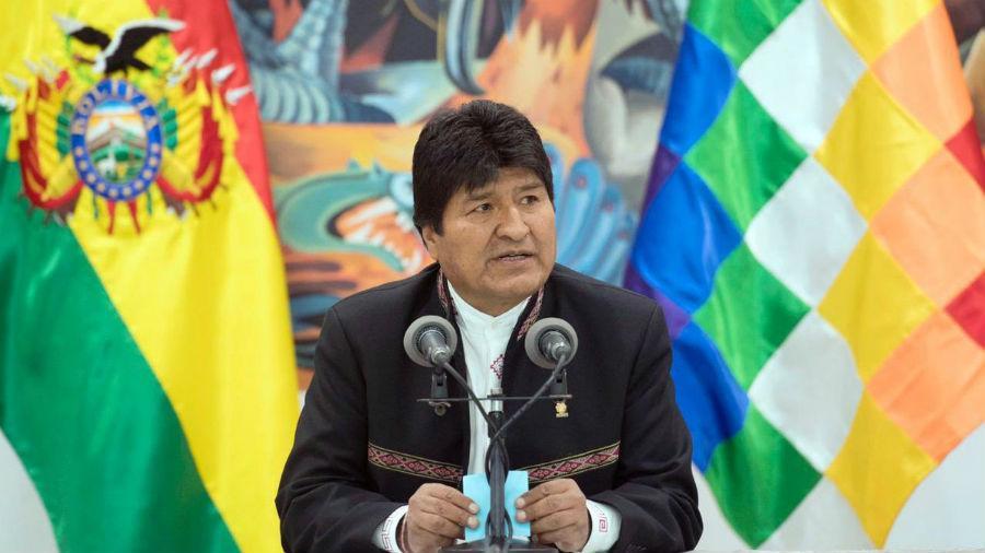 Evo Morales arribó al país