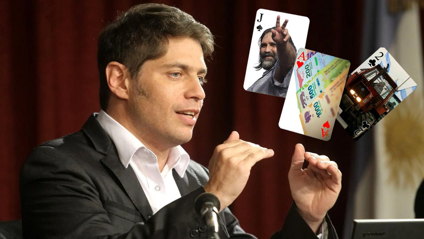 Kicillof muestra las cartas